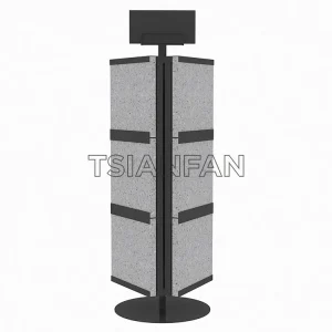 porcelain tile marble quartz frame display rack customized cx001-12
