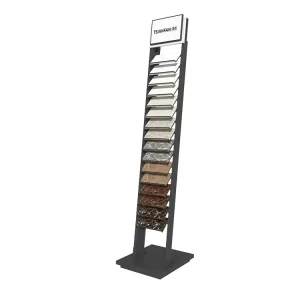 exhibition quartz stone sample tower display-srl152
