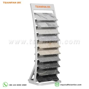 sample stone floor stand stone display solution-SRL017-1