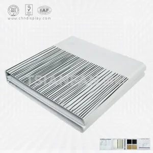4 pages quartz stone paper sample binder-pp-eva-2035