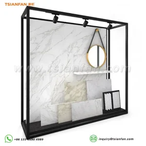 Ceramic tile sample display frame combination display unit