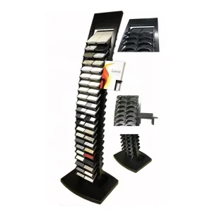 2022 design quartz stone holder display steel tower rack for showroom tile supplier SR017-3