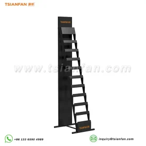 White Display Stand Quartz Stone Sample Stand Display Board