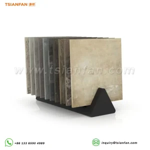 Floor-standing ceramic tile display shelf simple display supplier