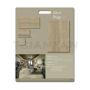 High quality mdf slab marble tile natural stone fossil sample mdf display board PF005-50