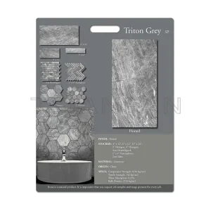 Custom Design Mdf board marble creamic stone sample display board PF005-62