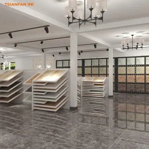 Metal stand ground artificial stone quartz stone sample display stand