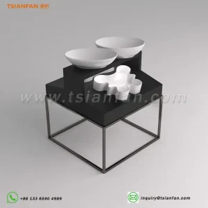 Wash basin metal unit holder sink display stand free sale-VM019