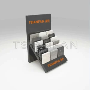 Countertop marble sample metal display stand base