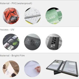 cheap eva plastic stone sample book from chinese py-d-8