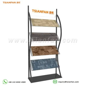 Fine carpet textile display stand for exhibition hall and store-DL028