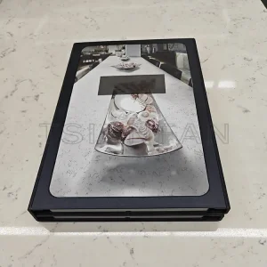 Plastic Sample Booklet Embedded Sample Stone Cards Promotional Booklet