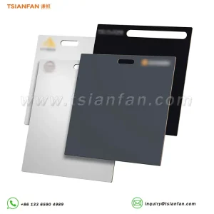 Plastic display board black hanging board waterproof and rust-proof board