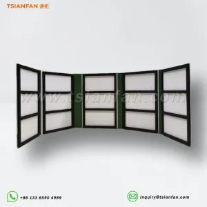 Tri-fold paper luxury stone display book porcelain tile sample catalogue