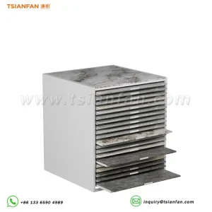 2023 customed high quality ceramic tile marble slabs display drawers for Showroom-CC010