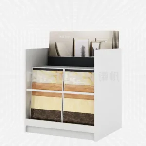 wooden drawer style ceramic tile display stand-cc2055