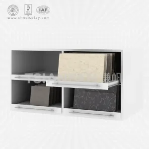 four compartments ceramic tile cabinet displays