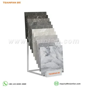 waterfall quartz stone display rack simple display rack-CE010