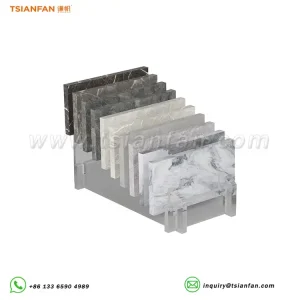 sample stone acrylic countertop display rack simple display shelf-CE021