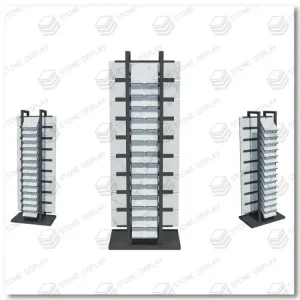 customized quartz stone_ceramic tile display racks ce085