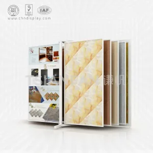 rugged ceramic floor display shelf,page turning type-cf2011