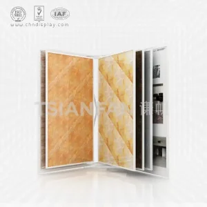 ceramic tiles can be flipped display rack placed in the corner-cf2013