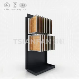 600*600mm double ceramic tile simple display rack,book displays-cf2022