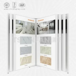 high quality ceramic tile 5 pages large scale page display rack cf2043