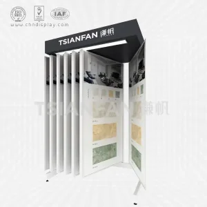 high quality ceramic tile 7 pages large scale printable logo page display rack cf2044