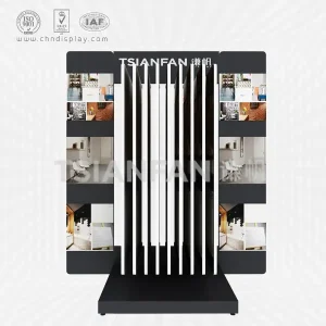turning page ceramic tile stone display stand-cf2074