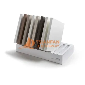 custom sample box counter display-crt004