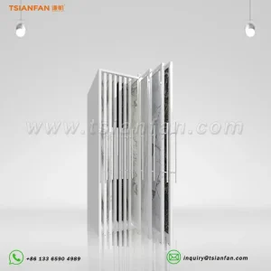Tile push-pull display rack with customized size is hot-selling-ct012
