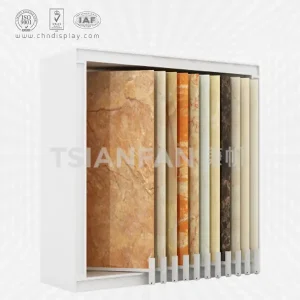 high quality tile single row large iron frame display ct2158