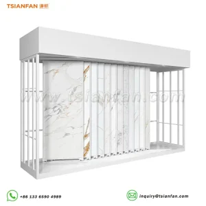 large porcelain tiles push pull display stand-CT2181