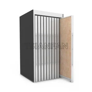 sliding tile display rack,ceramic tile showroom display rack-ct607