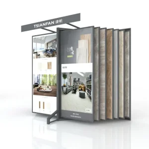 horizontal sliding ceramic tile slab display stand-ct610