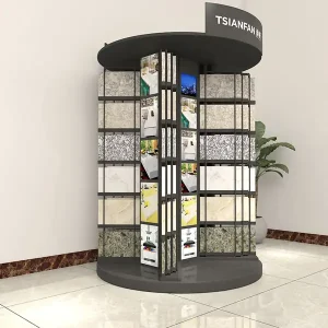 page-turning wall tile display rack-ct637