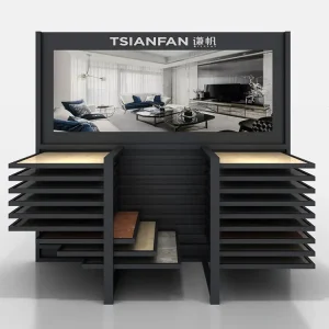 stable atmosphere tile display rack to enhance sales results-cx2007