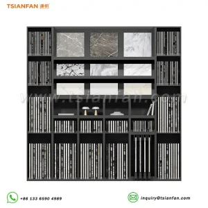 building tile combination display cabinet floor-standing shelves-CZ126