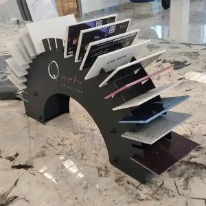 ceramic tile marble rotating display stand canada-e039
