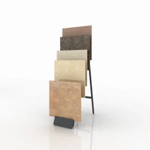 porcelain ceramic display stand for floor and brick wall tiles-e052