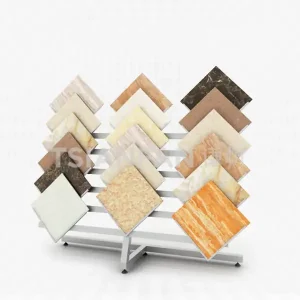 simple ceramic display rack,ceramic tile showroom stores-e2007