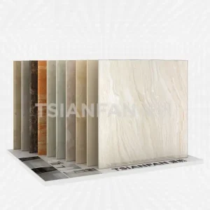 hot sale floor oblique plug 10 rows of small tiles display stand e2037