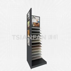 simple hand panel slot ceramic tile display-e2158