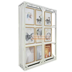 Exhibition Porcelain Tile Wood flooring Slab Monitor Drawer Cabinet Display Unit Chinese Factory