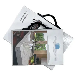 quartz stone wood cardboard sample plastic eva folder