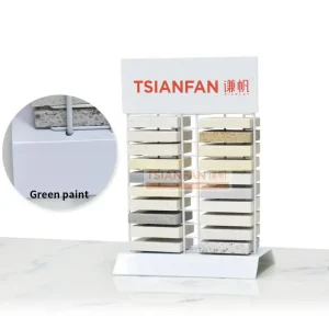 Showroom Large Marble Single side large tile board rotating display flooring display upright frame
