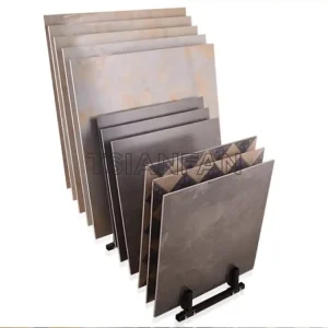 waterfull stone quartz ceramic tile sample display stand for marble