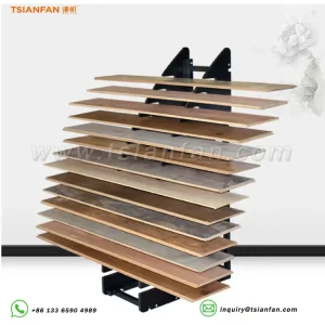 good quality metal parquet wood flooring tile display stand me036