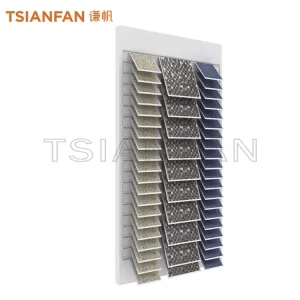 mosaic floor tile waterfall sample show stand -ML001